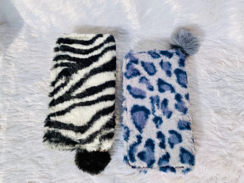 Fur Hand Wallets Combo Set