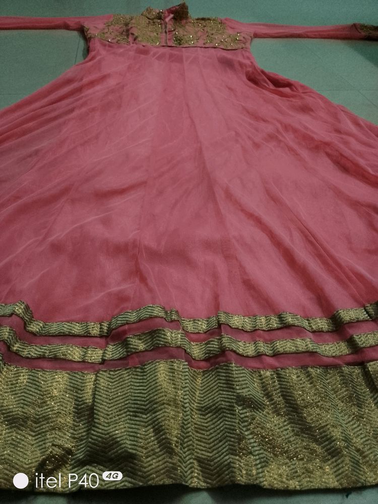 Pink Anarkali