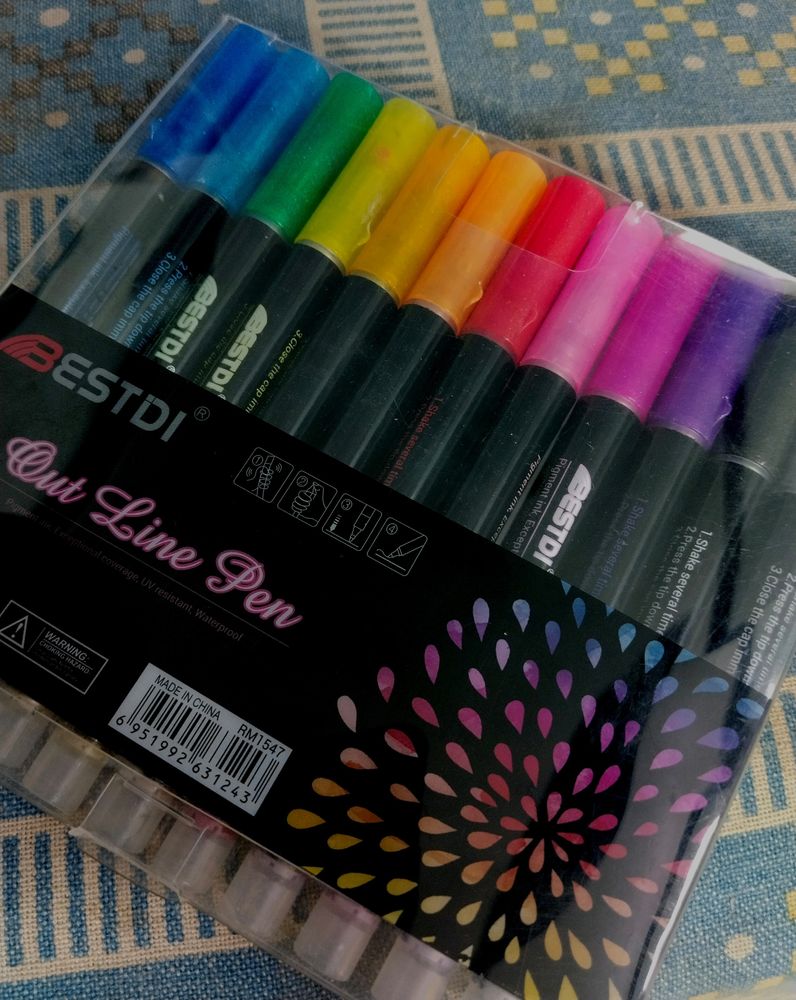 Bestdi Out Line Pens