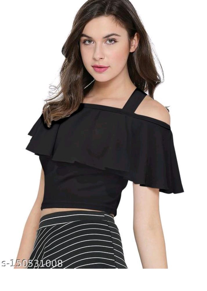 Black Crop Top