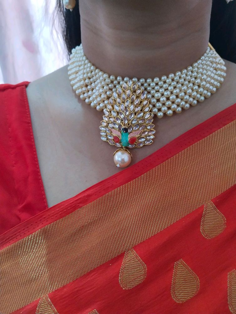 Pearl Necklace Set For Women