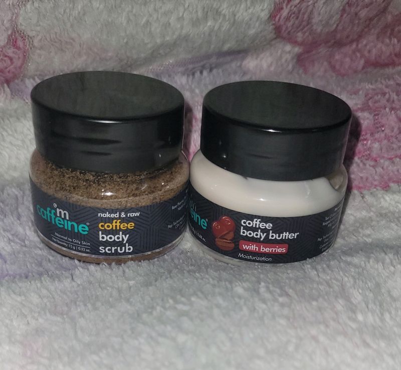 Coffee Scrub Mini & Body Butter with Berries(Mini)