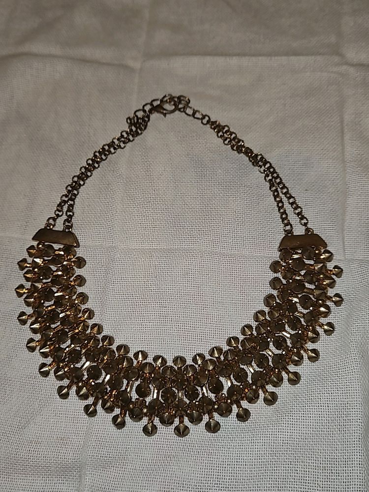 Timeless Gold Chunky Choker Necklace