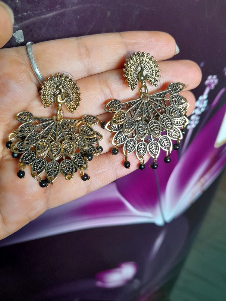 Peacock Earrings