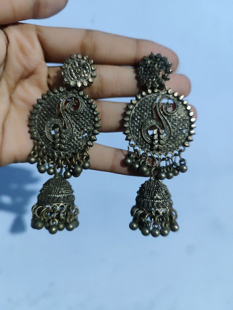 Oxidised Jhumka For Women