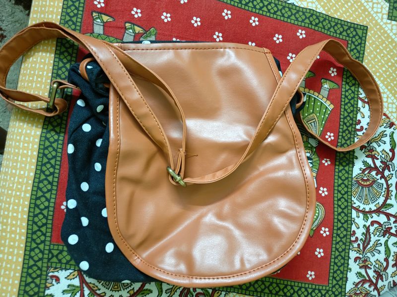 Polka Dots Sling Bag