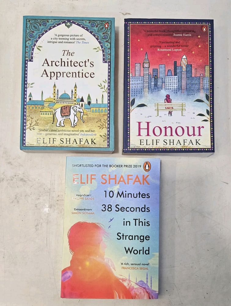 Elif Shafak 3 Books Set