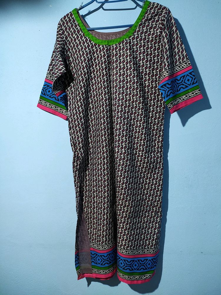 Multi Colored Kurta Set