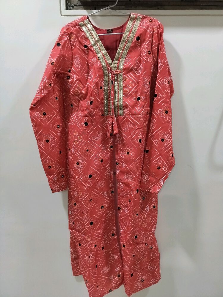 New Red Kurti