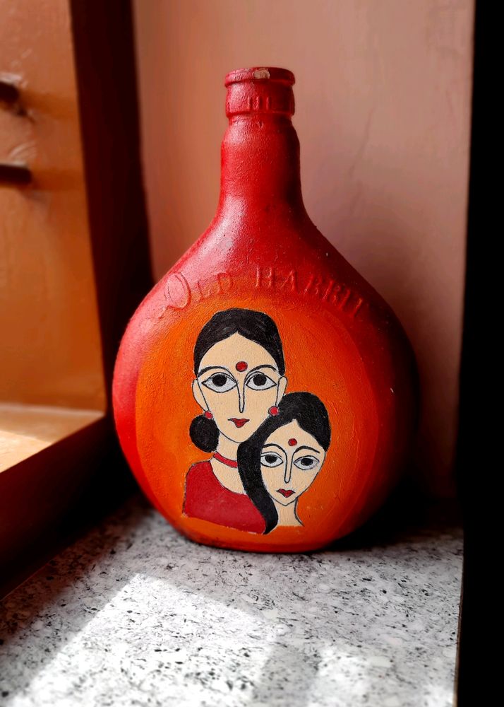 Home Decor Bottle Art