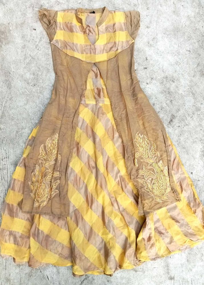 💥Offer💥Anarkali Long Gown Top 💛