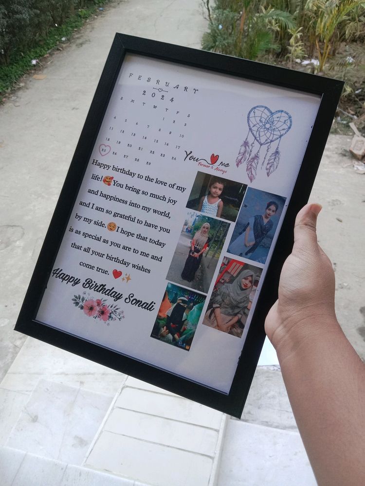 Birthday Customize Frame