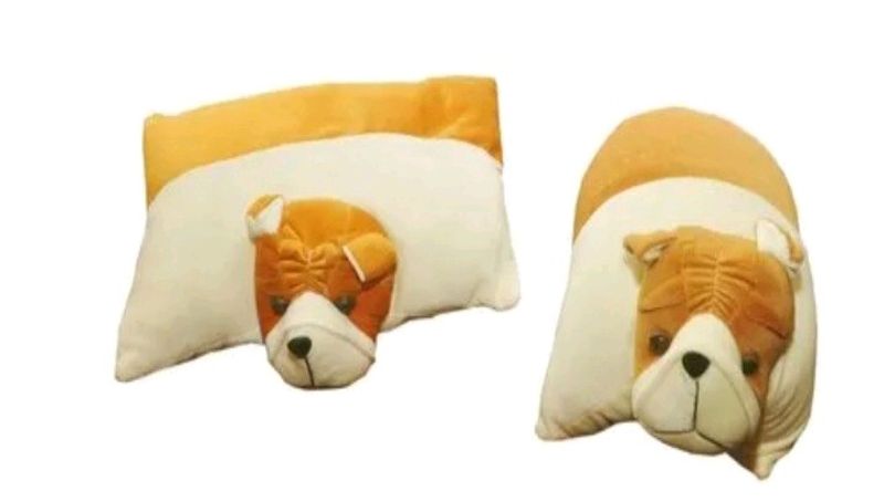 A Cushion With Cute Dog Shape