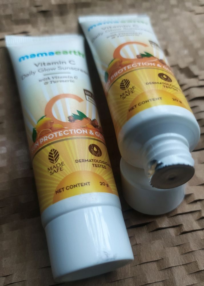 Mamaerth Vitamin C Sunscreen🔥💚