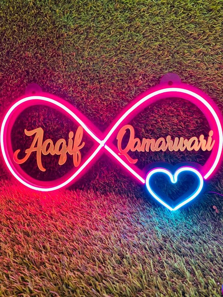 Acrylic Customized name Neon sign