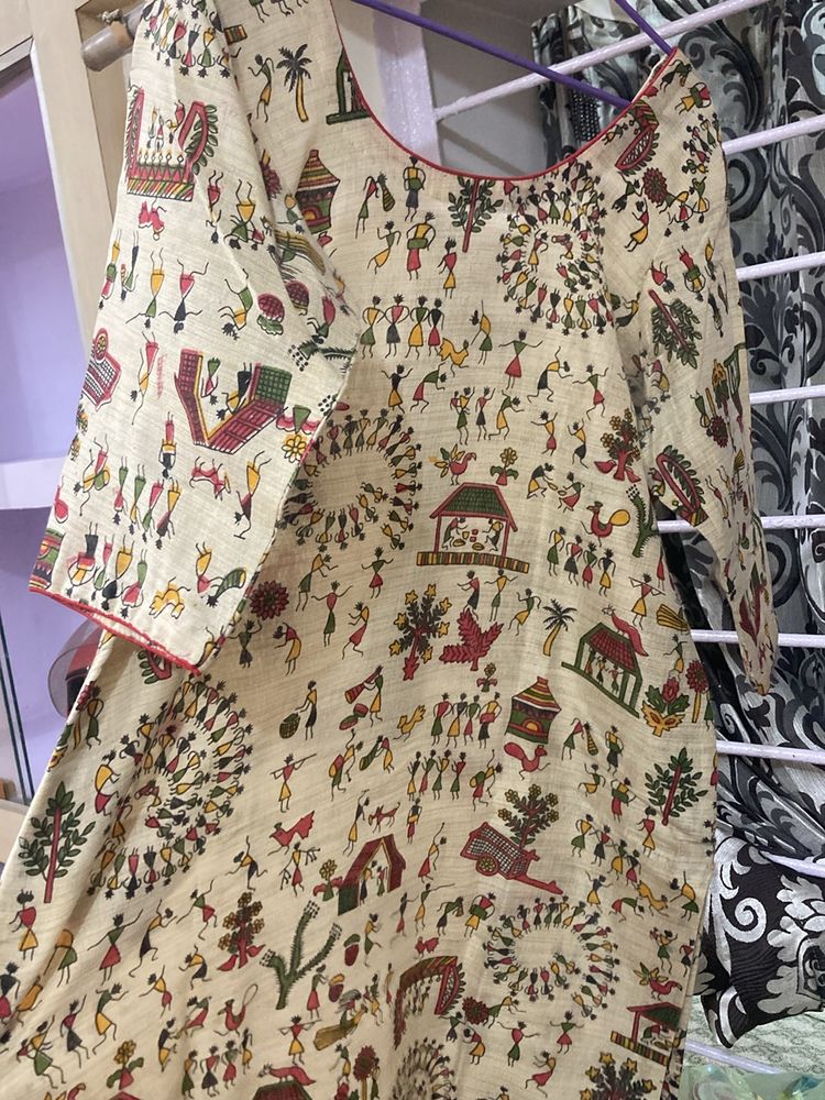 Manjusha Print Kurta With Dupatta