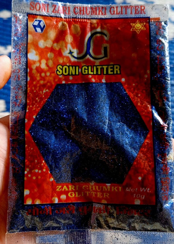 SONI GLITTER BLUE Colour