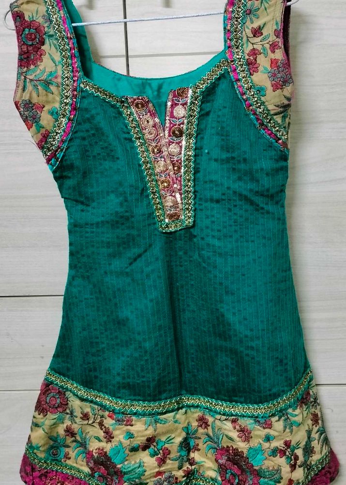 Patiala Suit With Kurti, Salwar And Dupatta