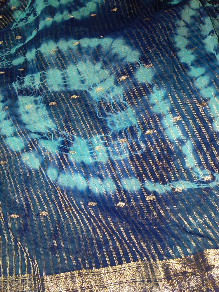 Blue Colour Saree