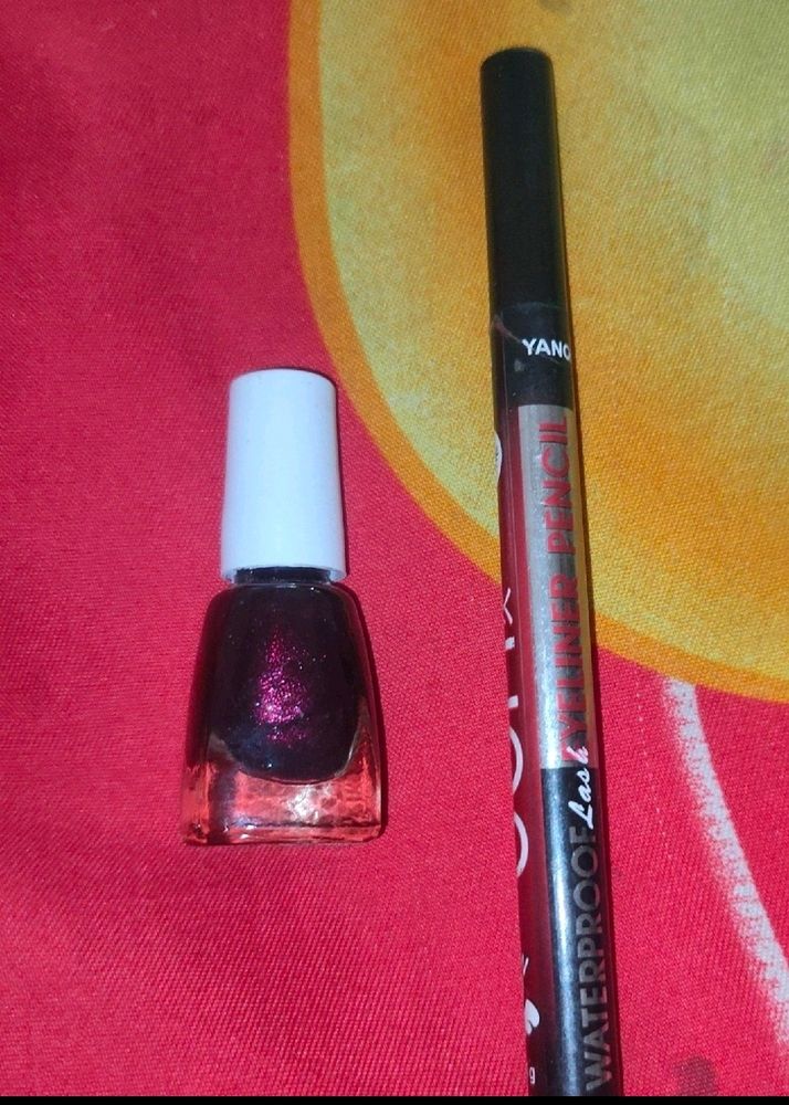 New Eyeliner And Nailpolish