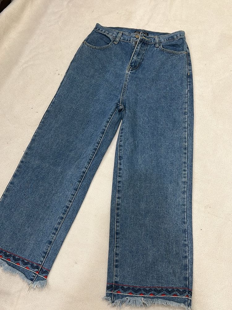 Women Ethnic Jeans