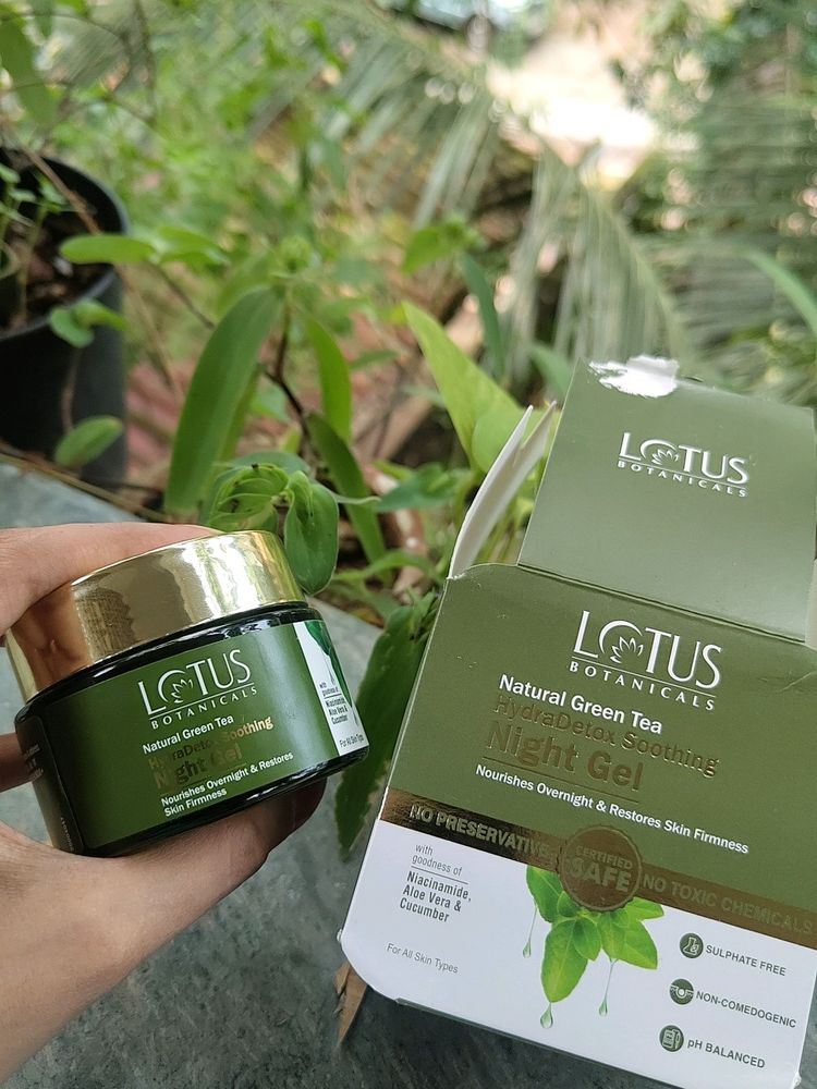 New Lotus Botanicals Night Gel