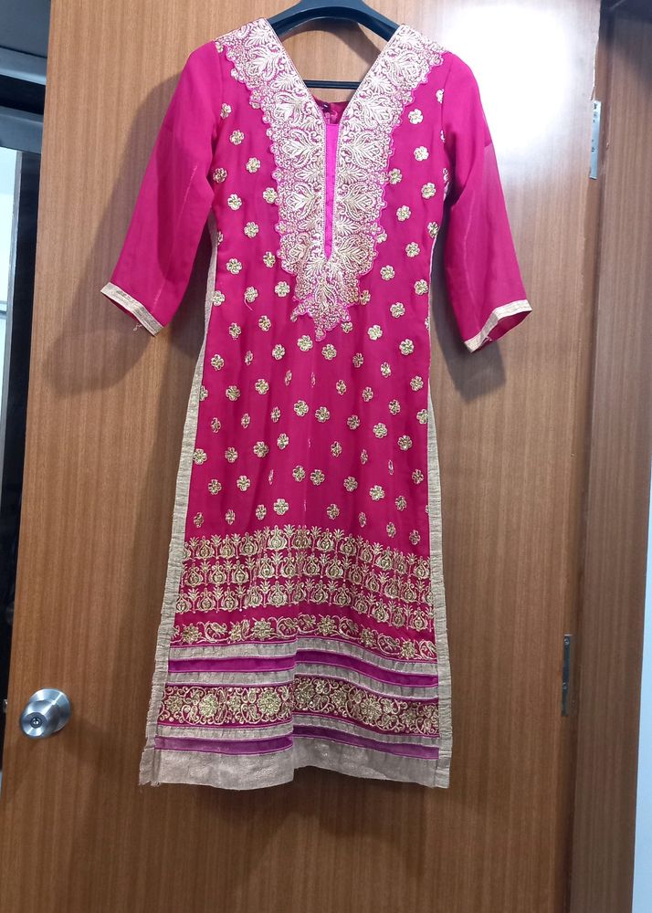 Pink Kurta Set