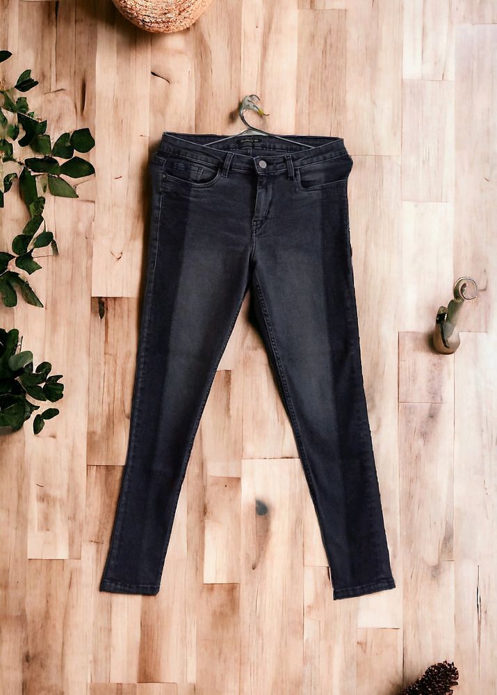 Charcoal Grey Skinny Fit Jeans