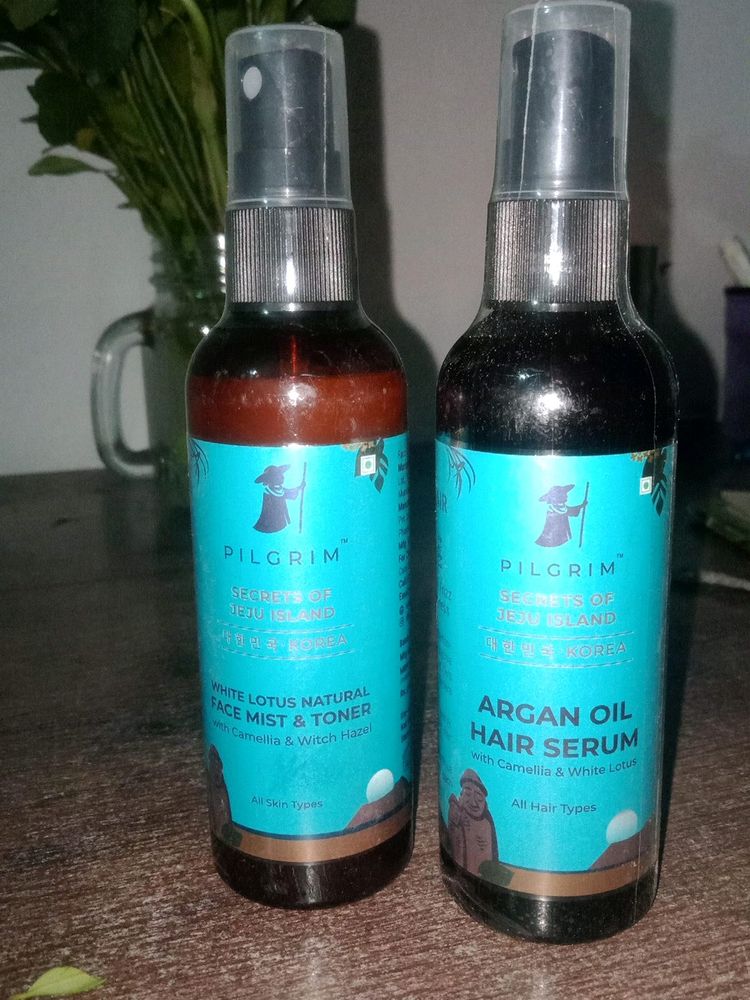 Pilgrim Face Toner+ Hair Serum