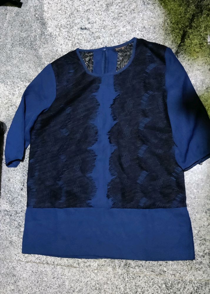 Taanz Navy Blue Top