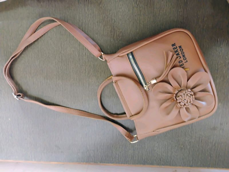 Brown Side Purse