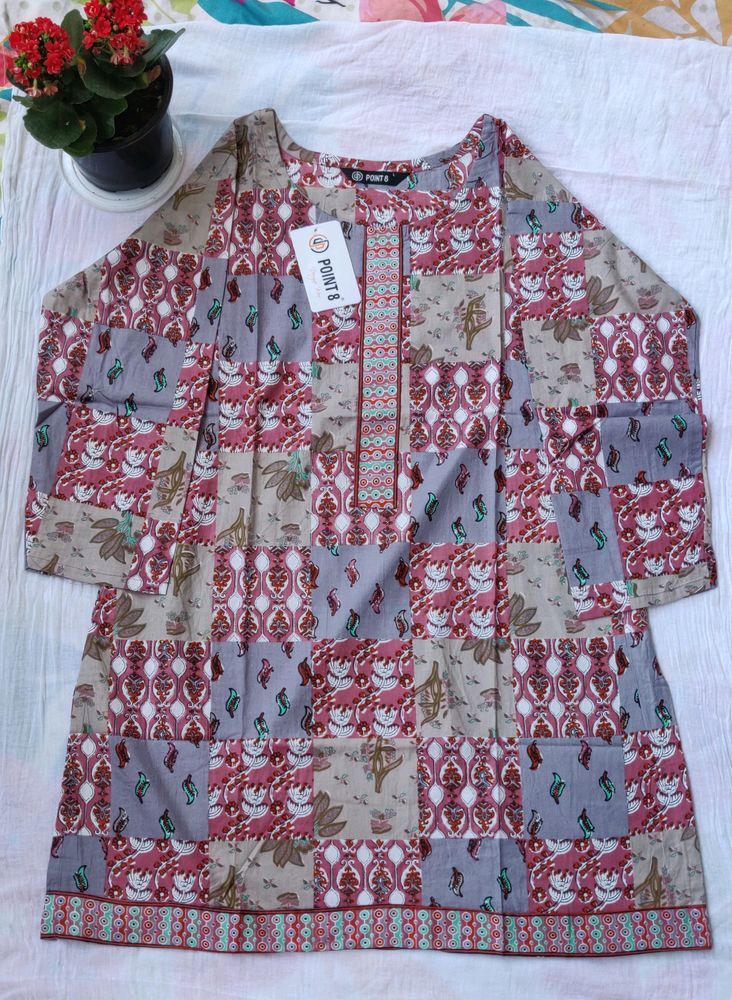 Short Cotton Kurtis With Pocket