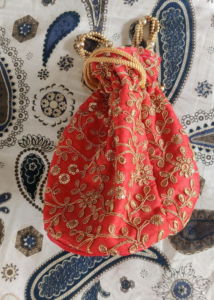 Potli Handbag For Lehenga