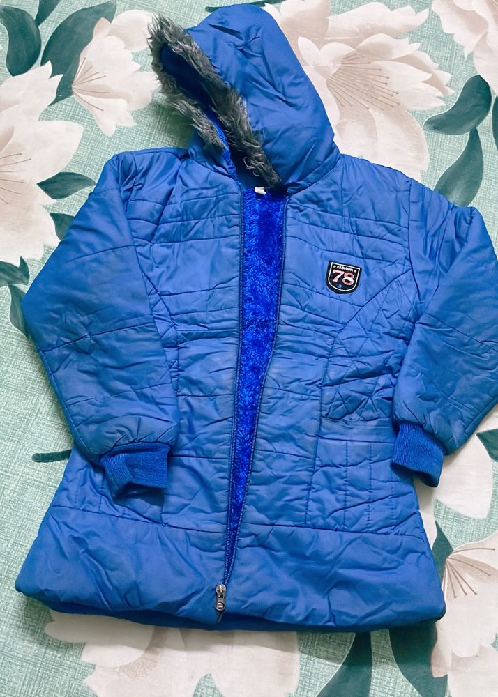 Blue Jacket For Baby Girls