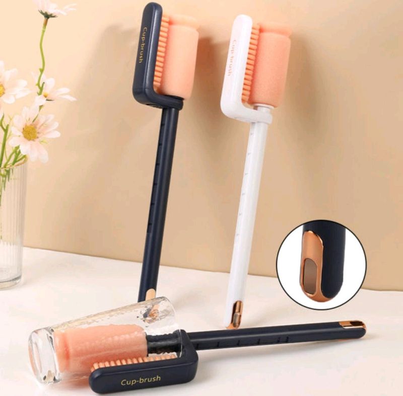 Double Head 3 In 1 Bottle Cleaning Brush(1pc)