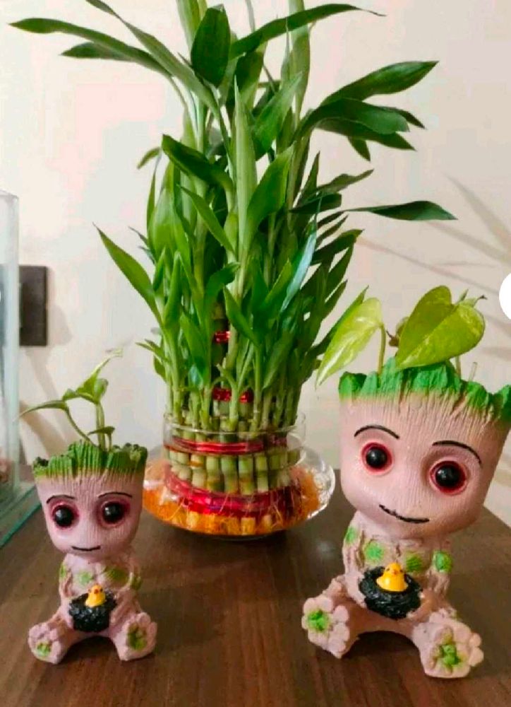 Groot Family Pack Of 2 For Home Decore