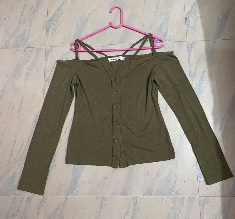 Stylish Olive In Color Top Bust 34-40(SuperStretch