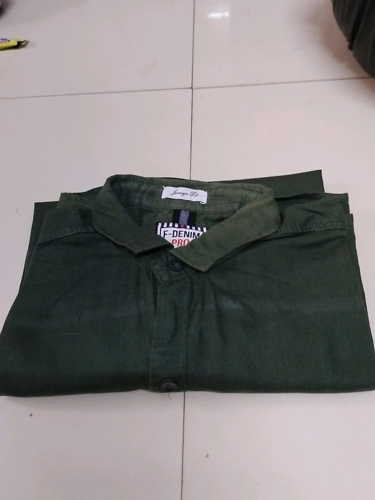 Dark Green Mens Shirt...