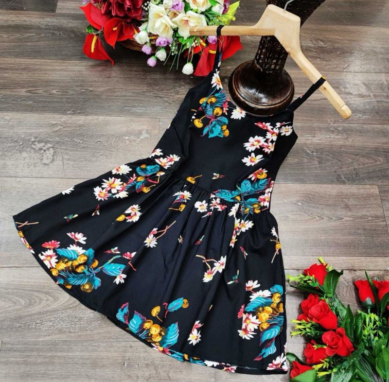 Attractive Floral Dress XL size