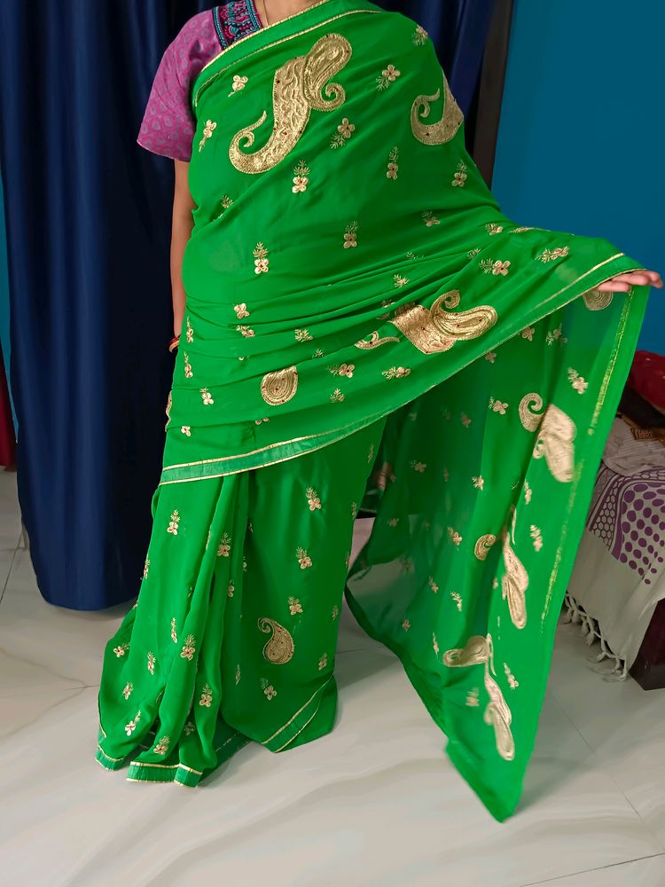 Green Savan Saree