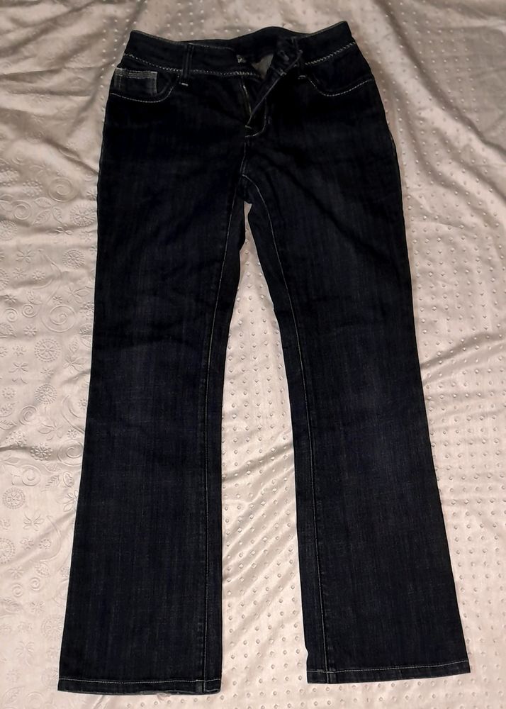 denim thrifted jeans