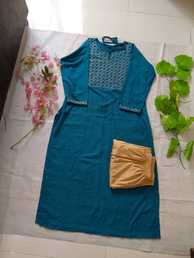 Kurti Plazo Set