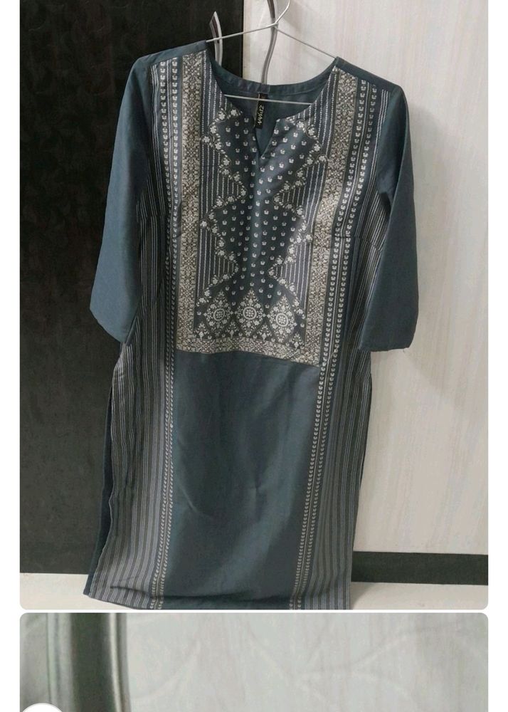 Grey Kurta Set