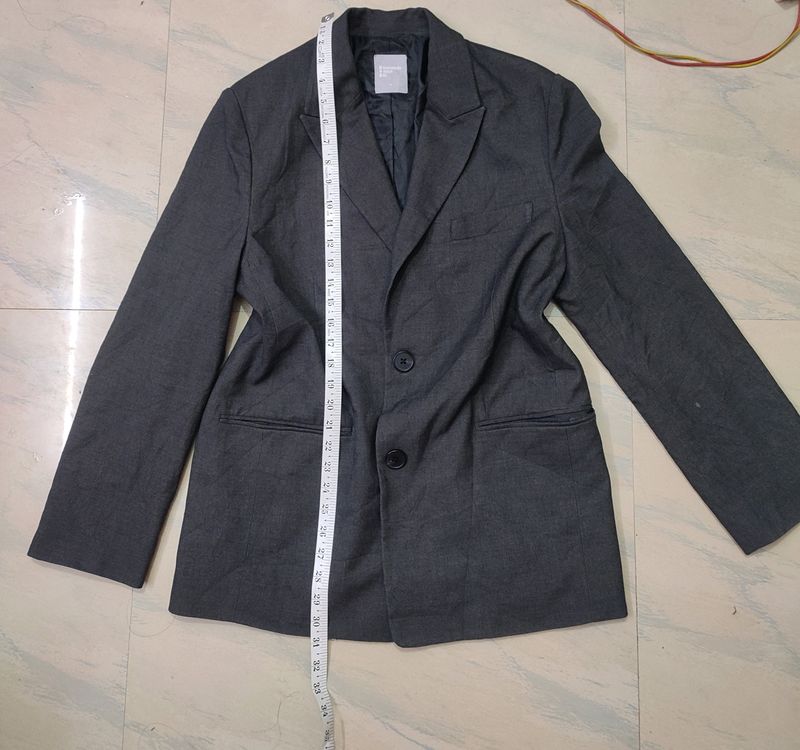 Korean Blazer Padded Shoulder