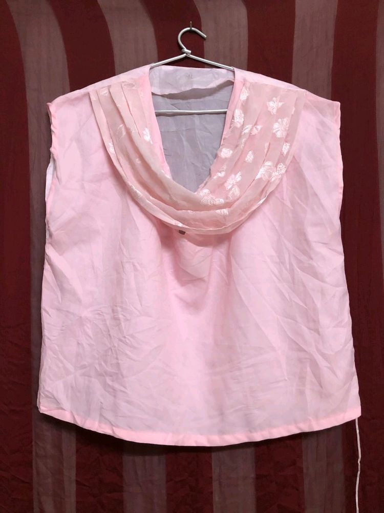 Pink Sleevless Top