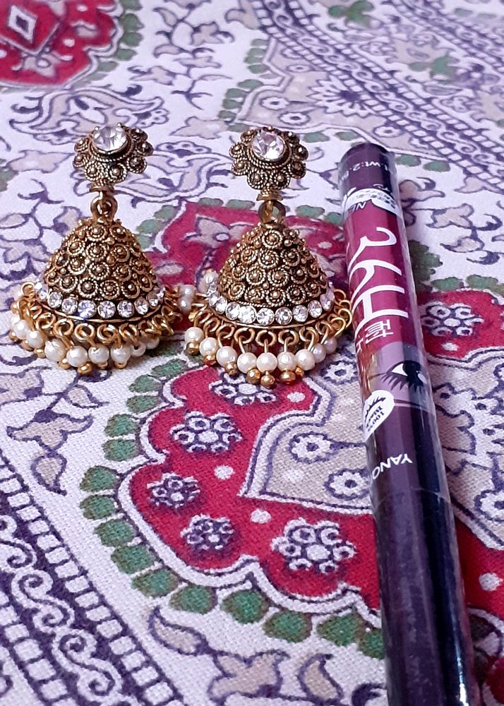 New Eyeliner Ke Sath Jhumka Free