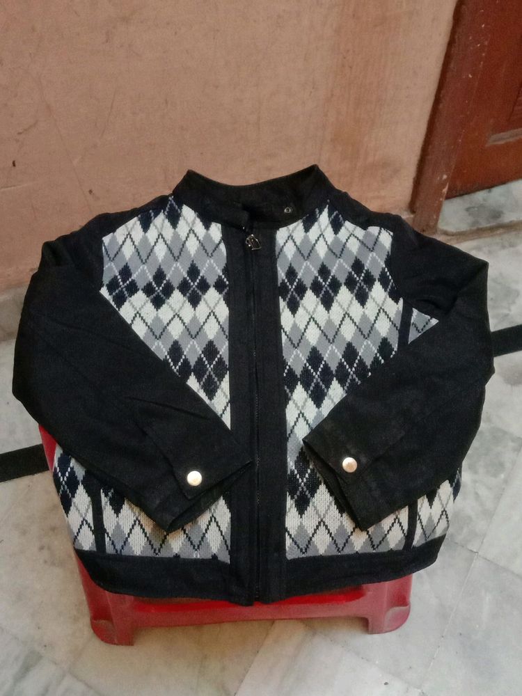 black/white jacket