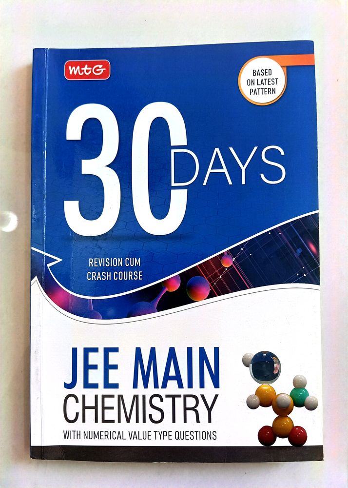 JEE MAINS chemistry 30 Days Crash Course