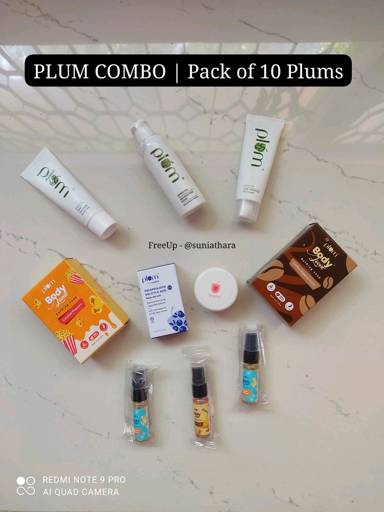 PLUM COMBO | pack of 10 | Skincare Kit