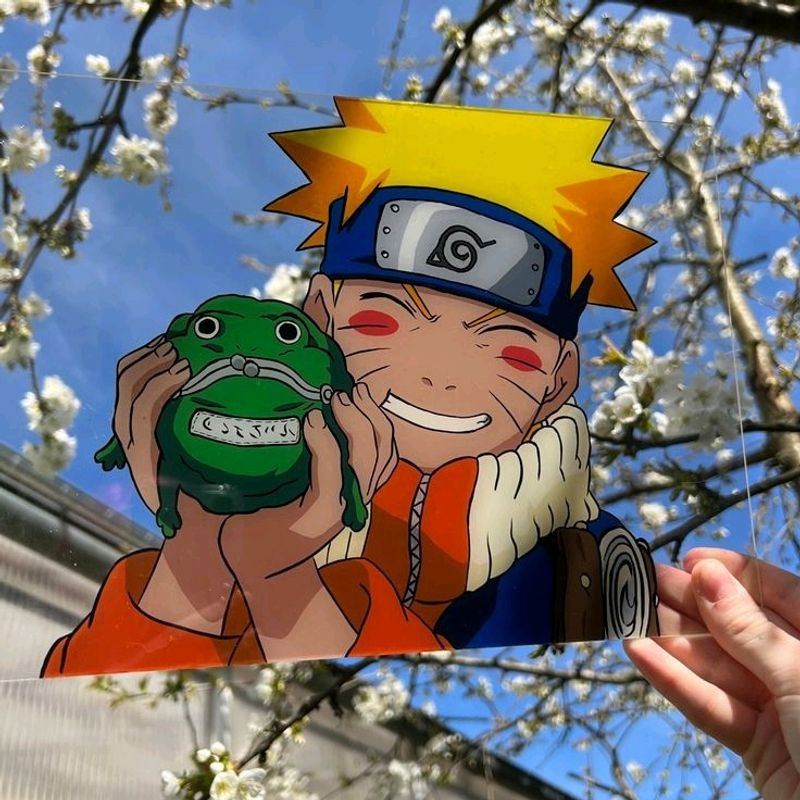 Naruto Glass Painting